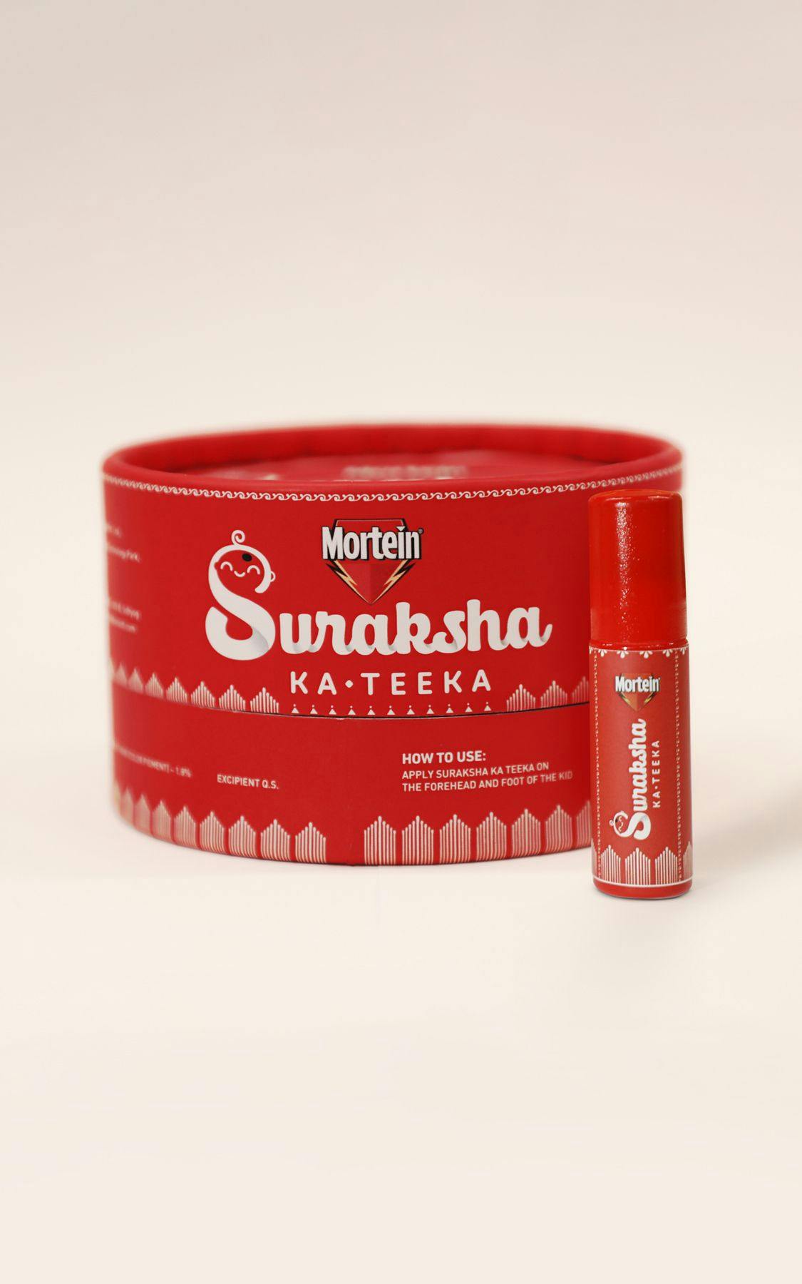 Mortein, Suraksha Ka Teeka, product packaging