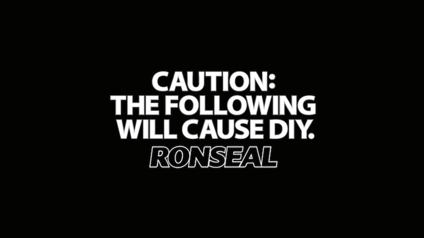 Ronseal DIY Brand Statement
