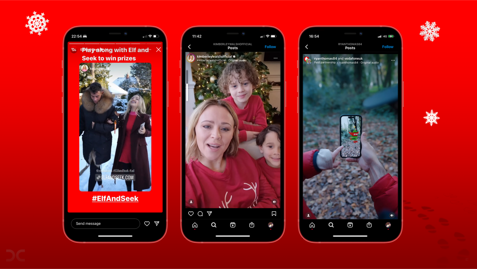 Vodafone Elf and Seek Mobile Phone Campaign