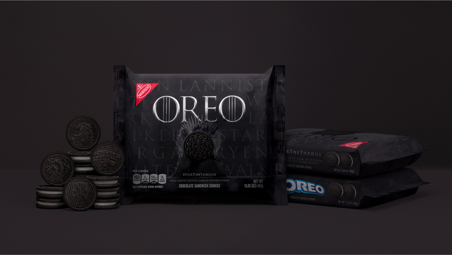 Game of Thrones Oreo Cookie Packaging
