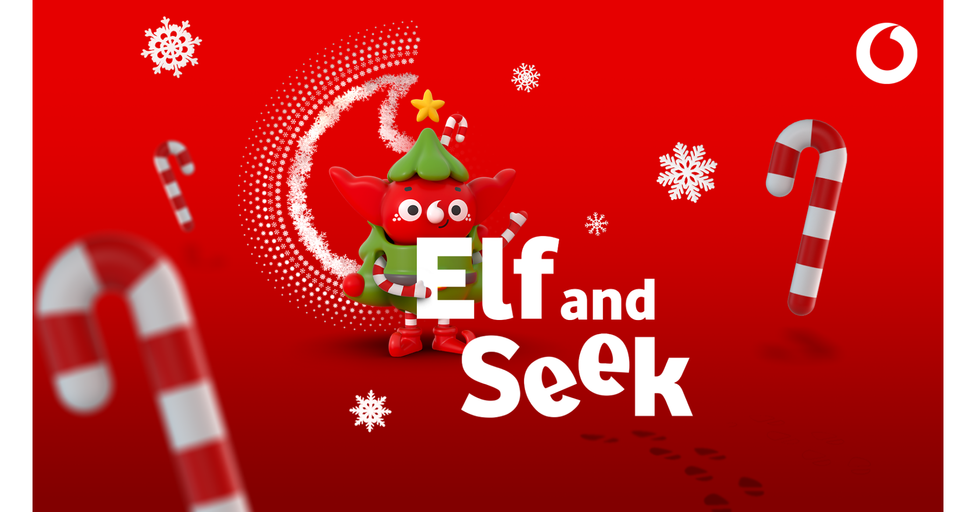 Vodafone Elf and Seek Advert assets