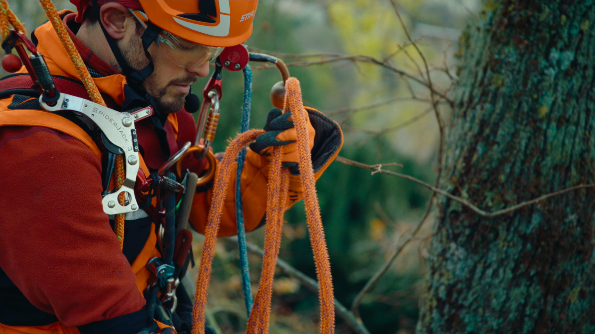 STIHL It's in my nature climbing ropes